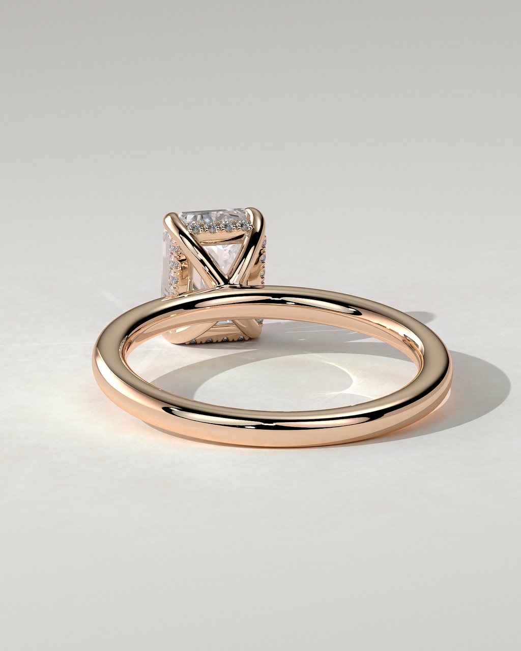 Alice Solitaire Emerald Ring