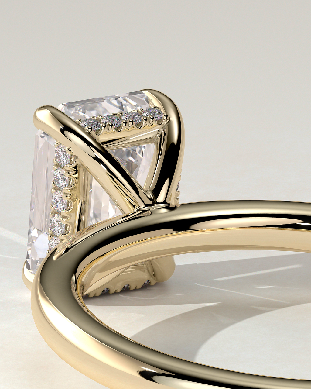 Alice Solitaire Emerald Ring