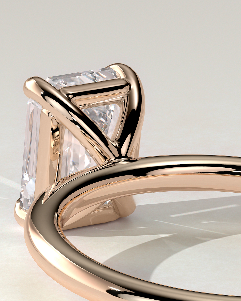 Alina Solitaire Emerald Ring