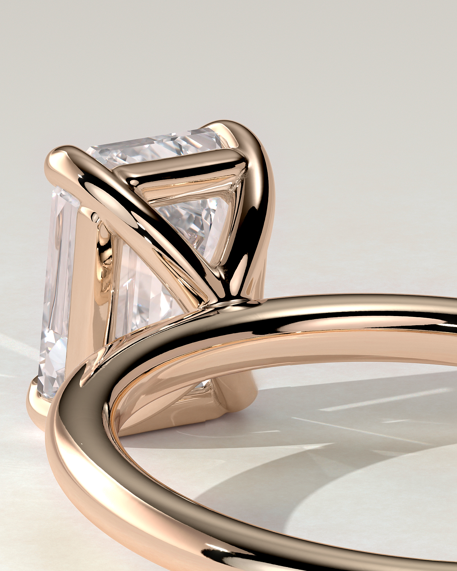 Alina Solitaire Emerald Ring