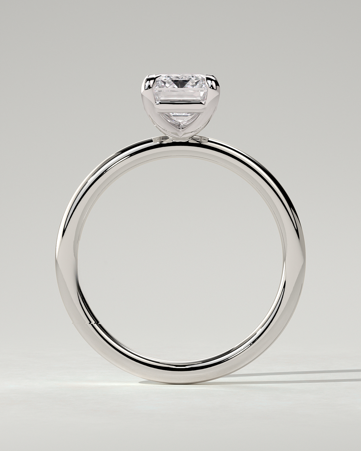 Alina Solitaire Emerald Ring
