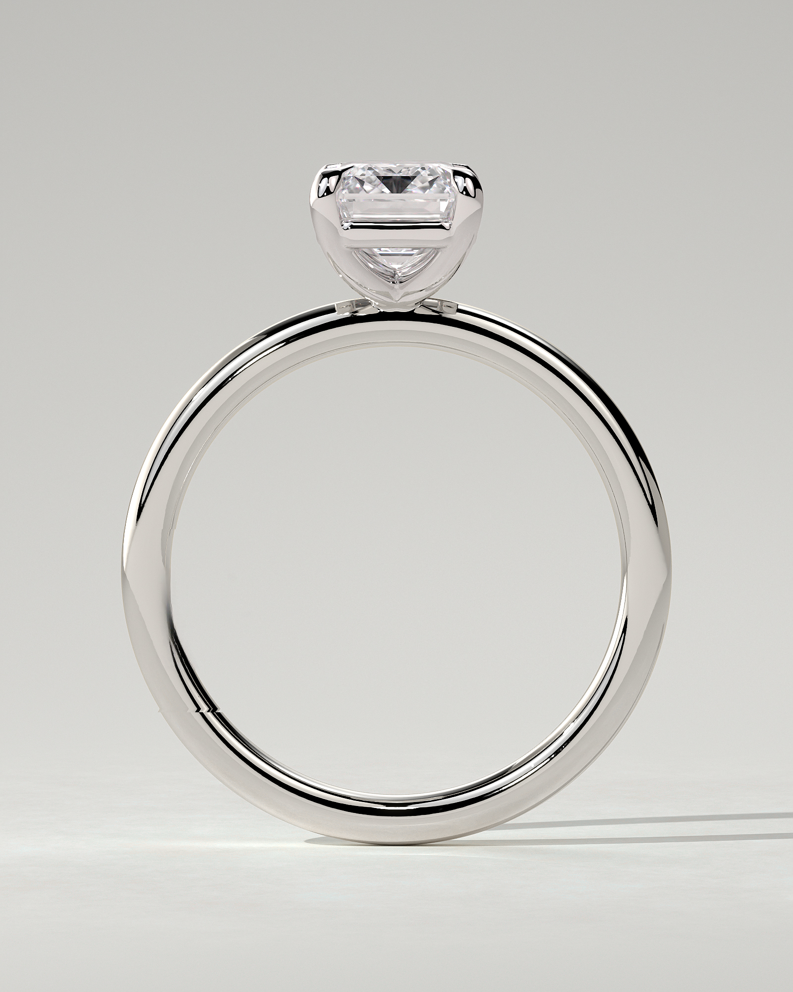 Alina Solitaire Emerald Ring