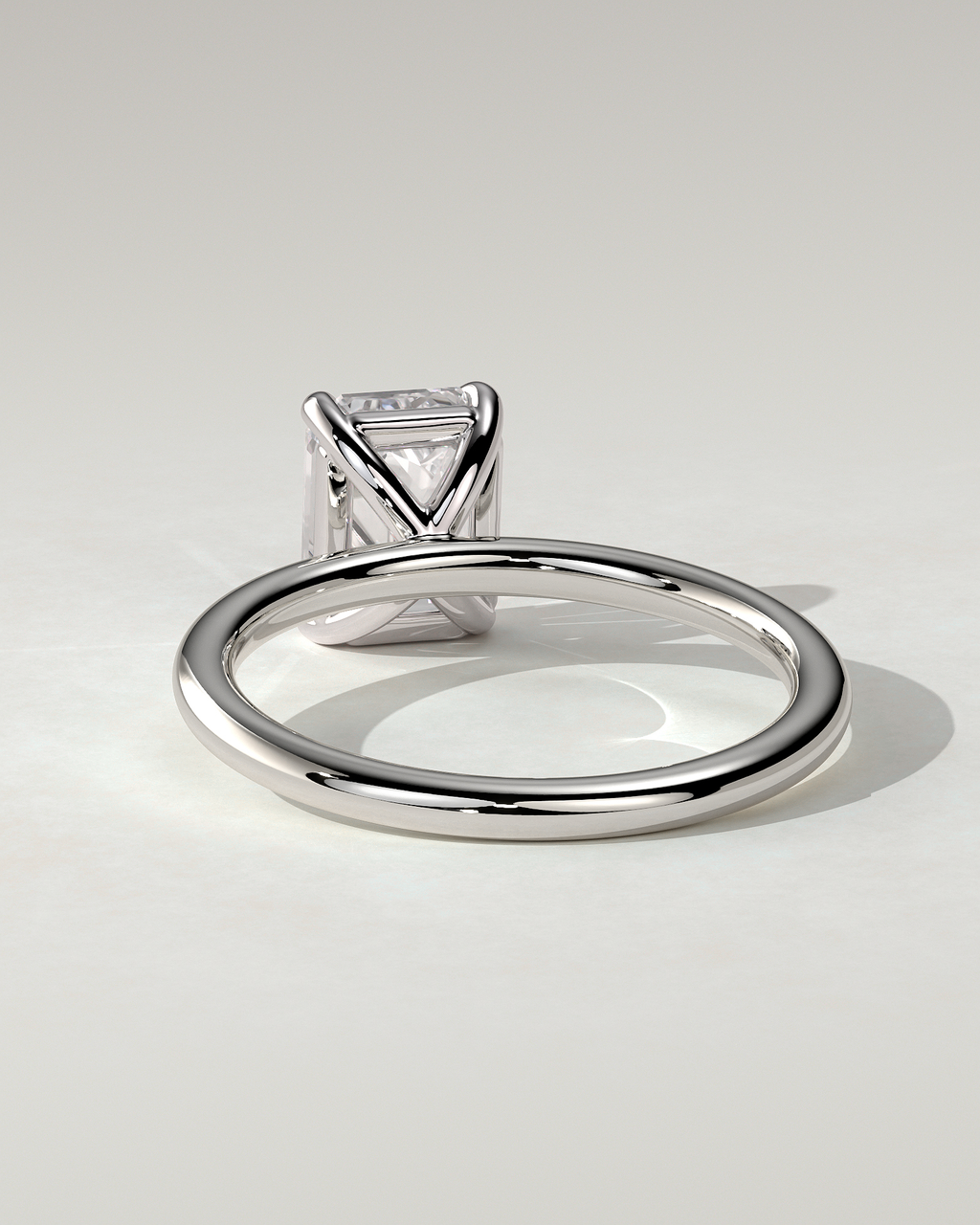 Alina Solitaire Emerald Ring