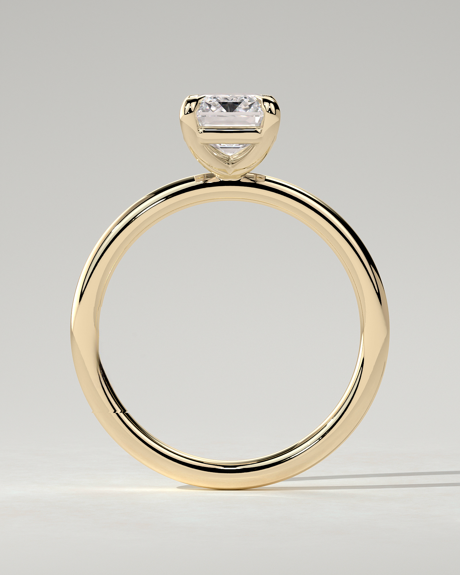 Alina Solitaire Emerald Ring