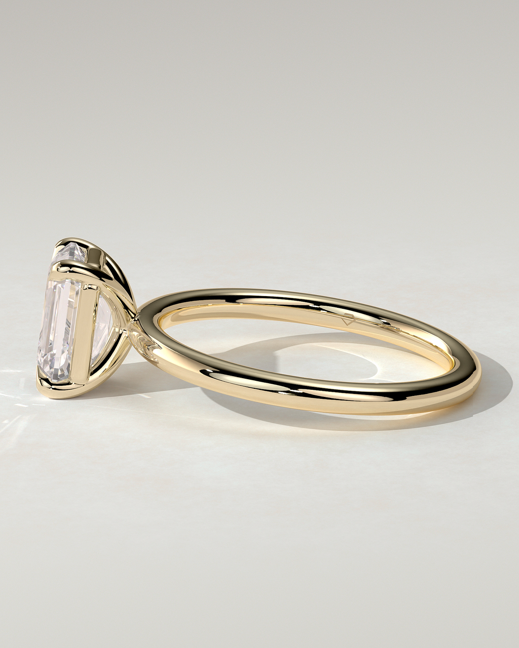 Alina Solitaire Emerald Ring