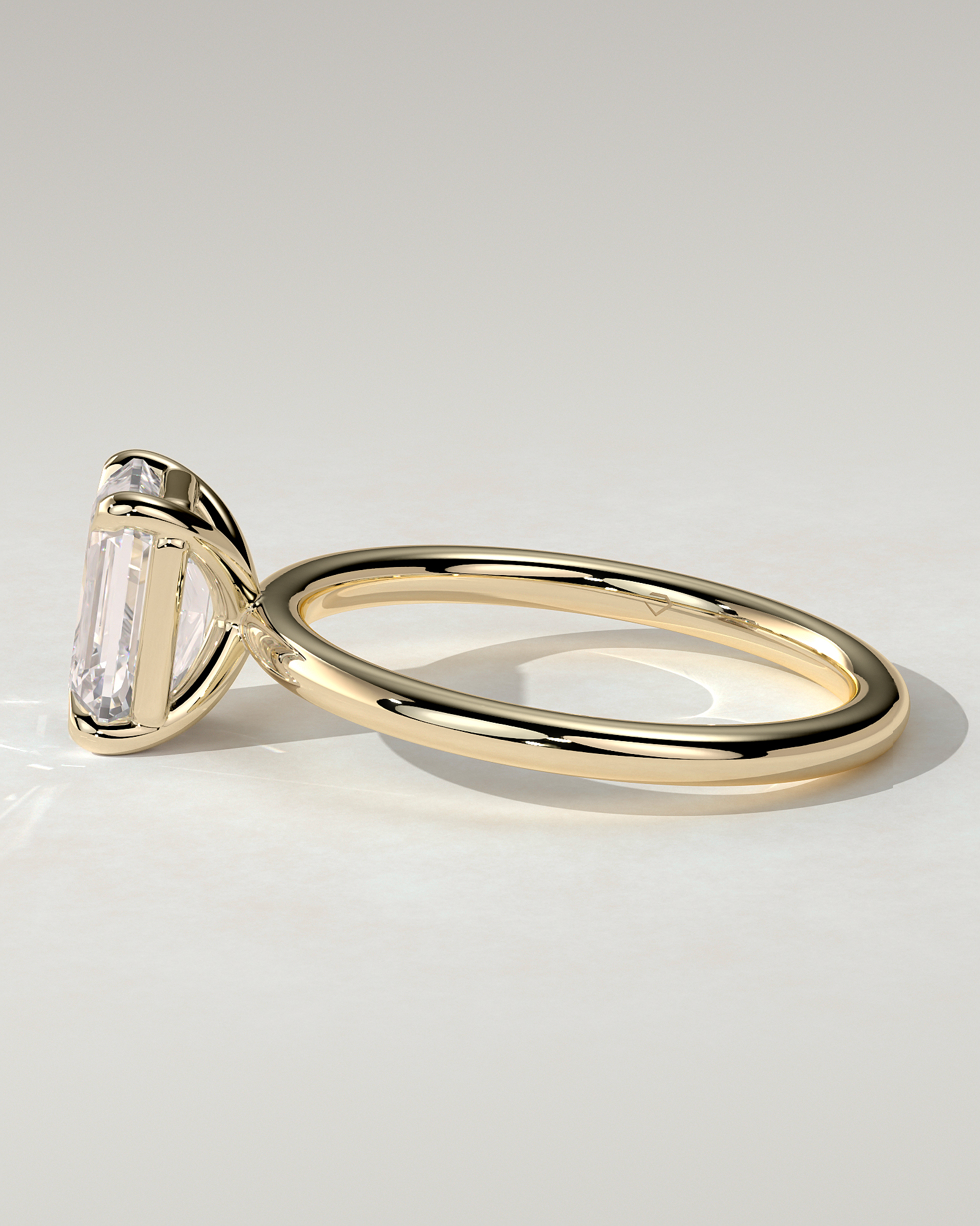 Alina Solitaire Emerald Ring
