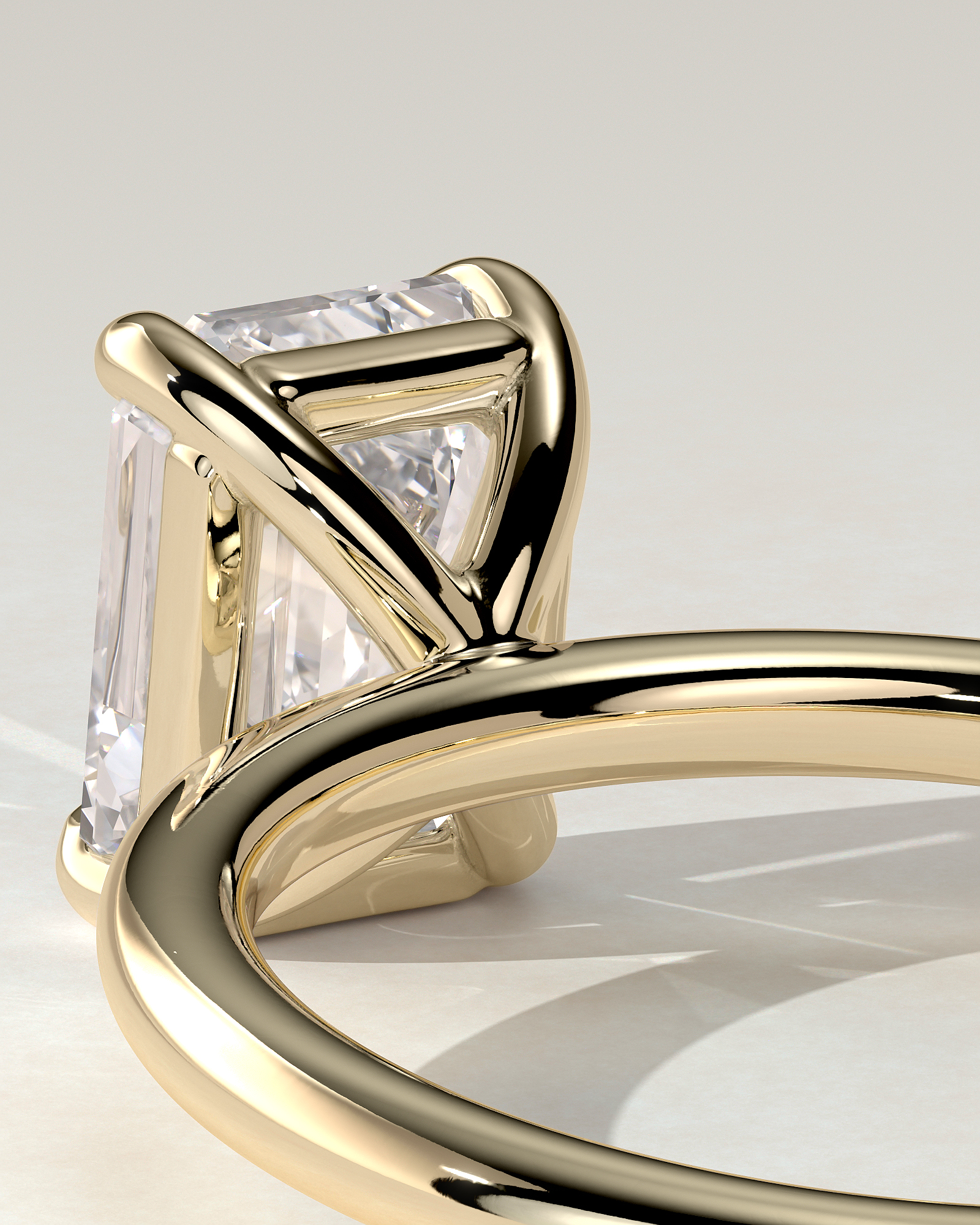 Alina Solitaire Emerald Ring