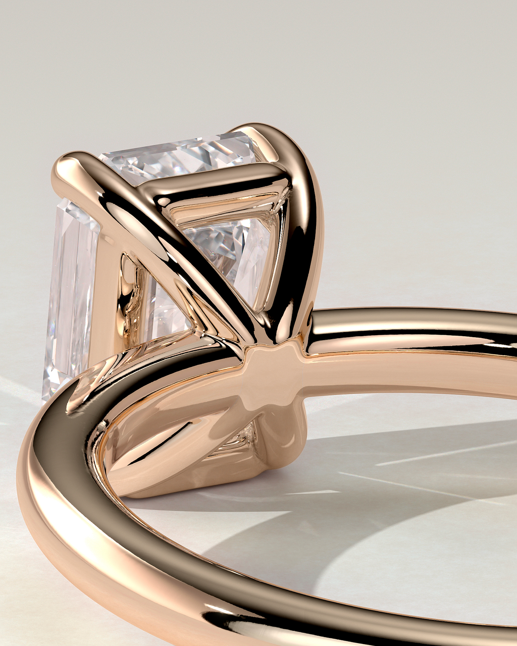 Alina Solitaire Emerald Ring