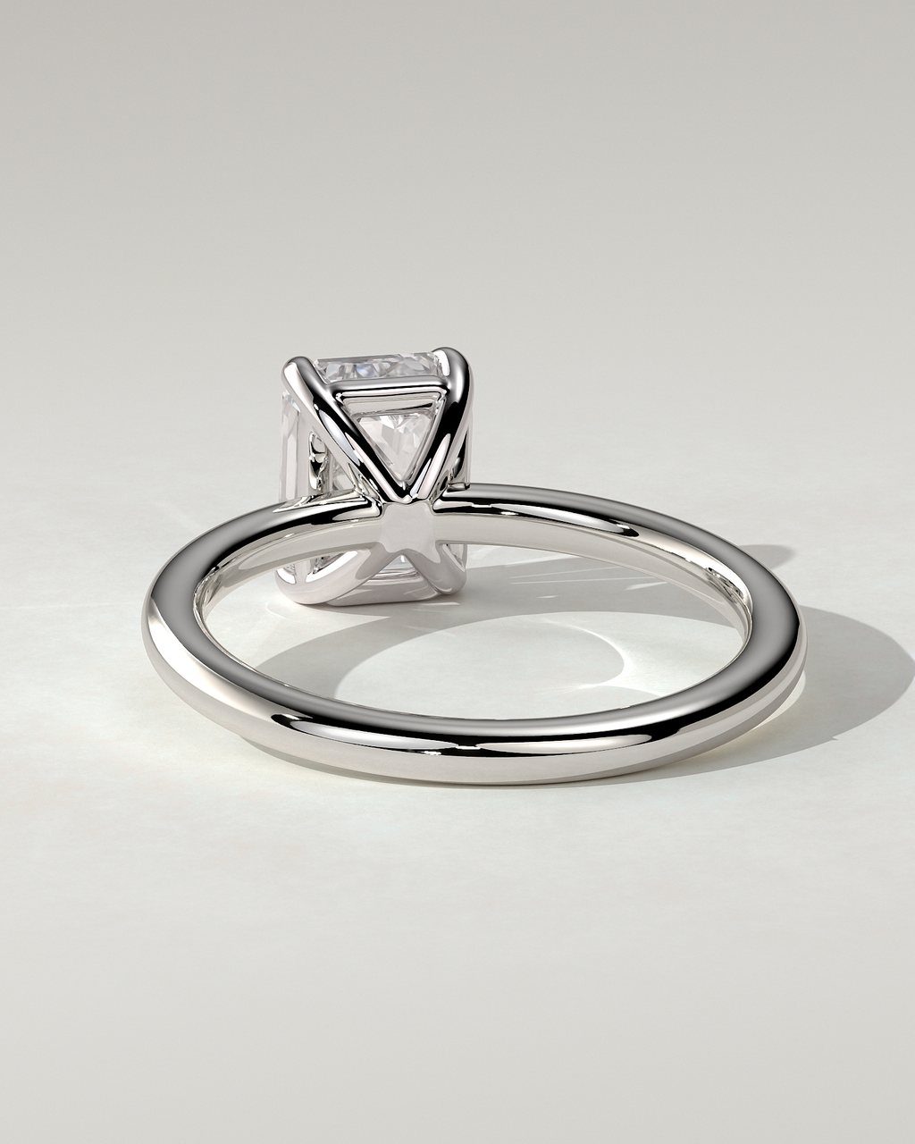 Alina Solitaire Emerald Ring