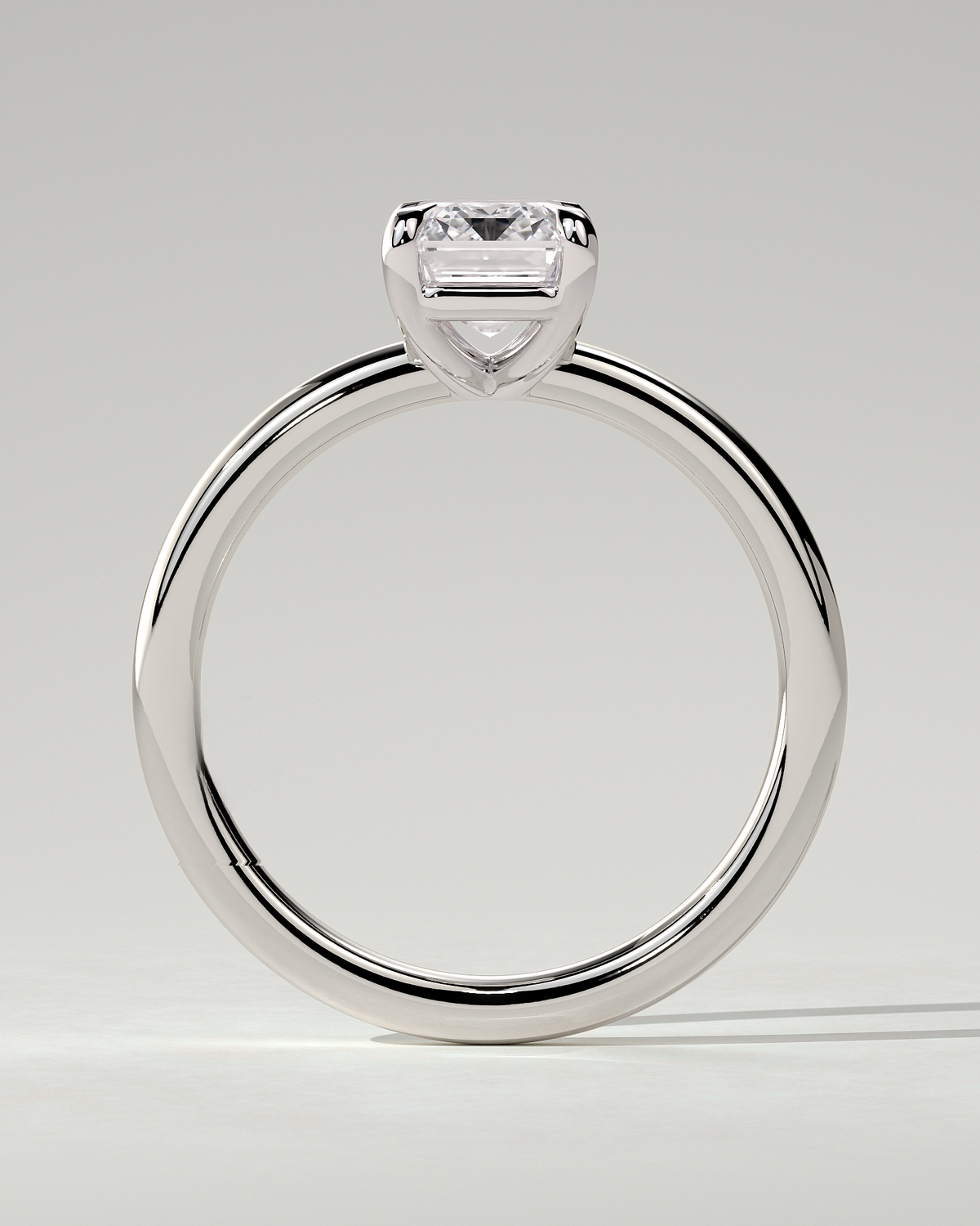 Alina Solitaire Emerald Ring