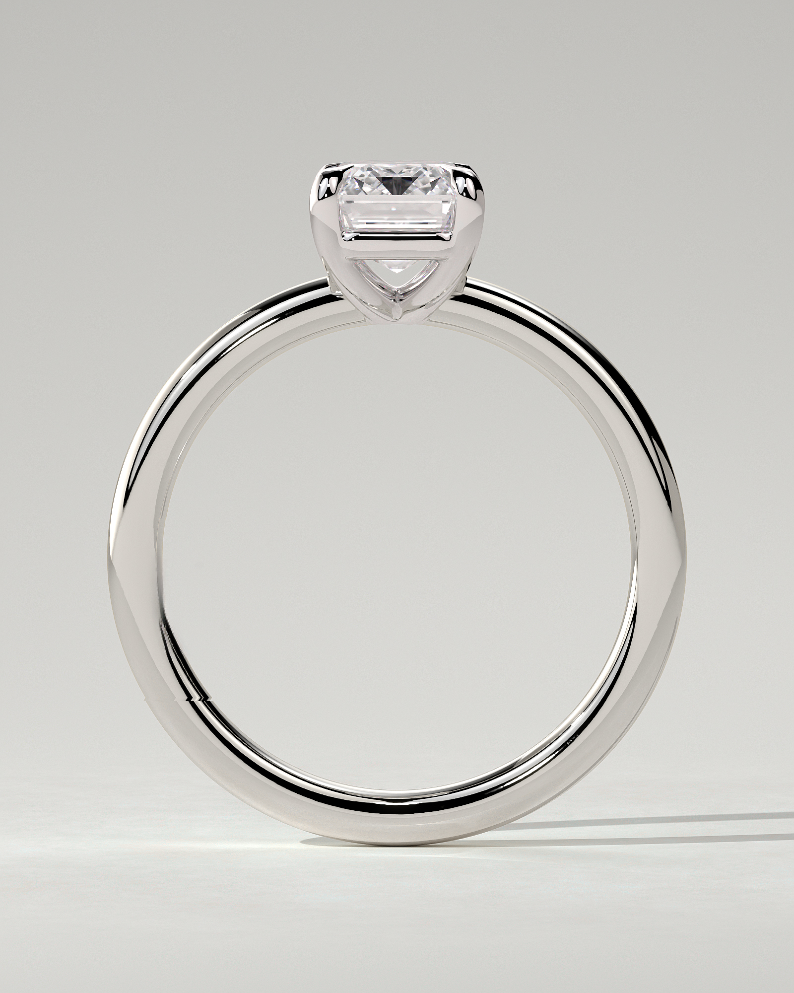 Alina Solitaire Emerald Ring