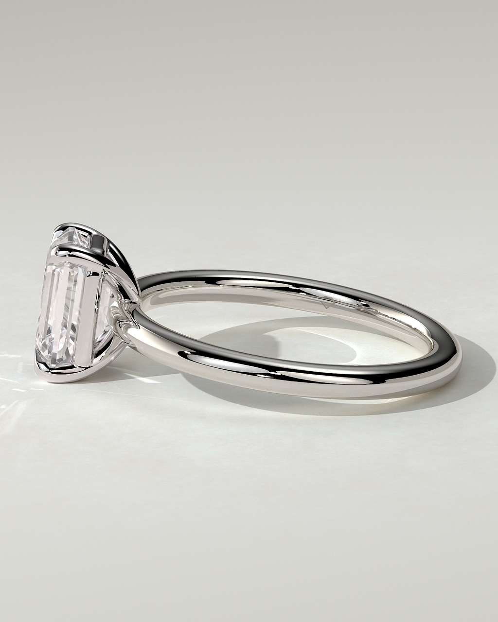 Alina Solitaire Emerald Ring