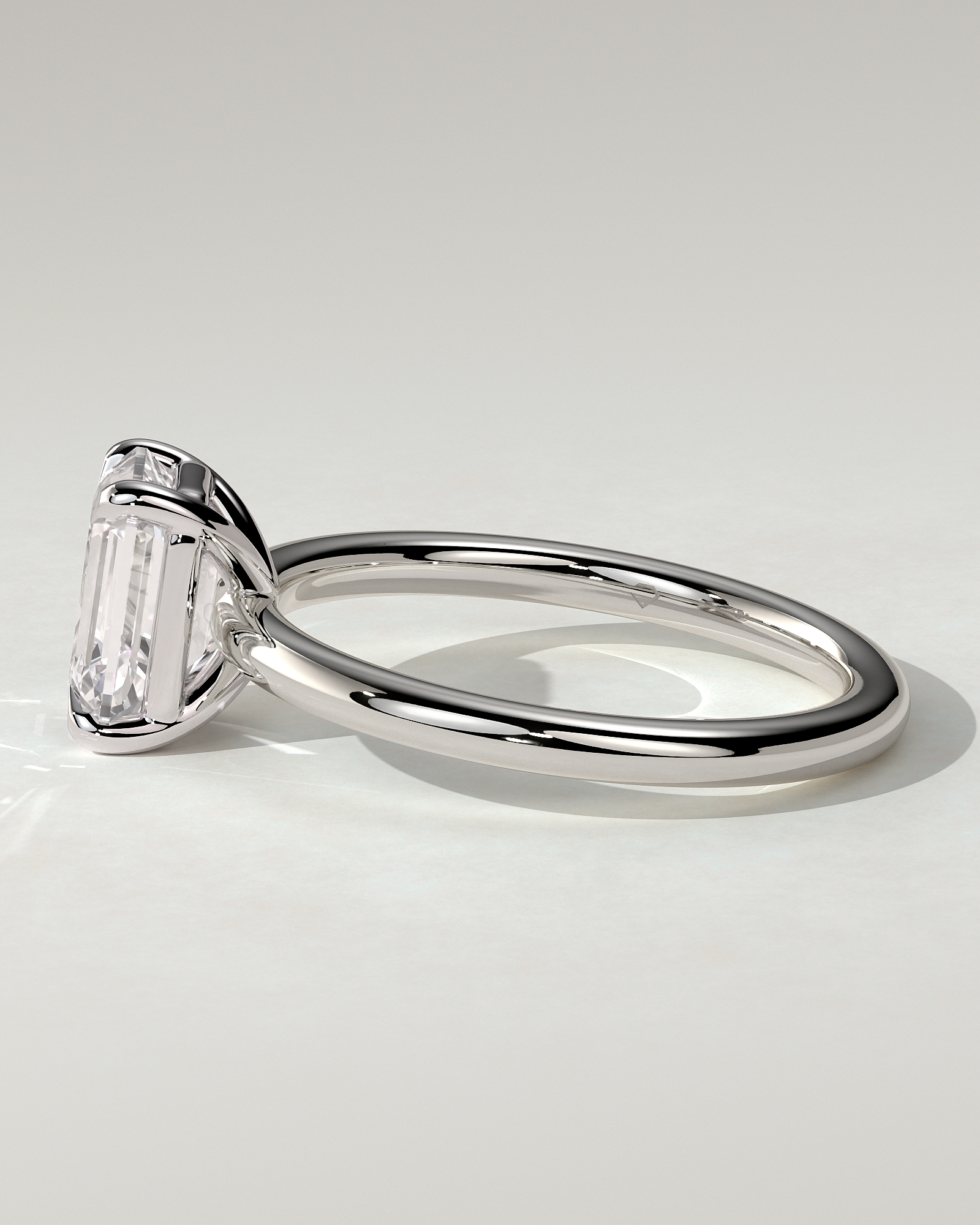 Alina Solitaire Emerald Ring