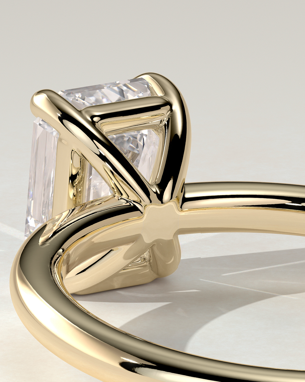 Alina Solitaire Emerald Ring