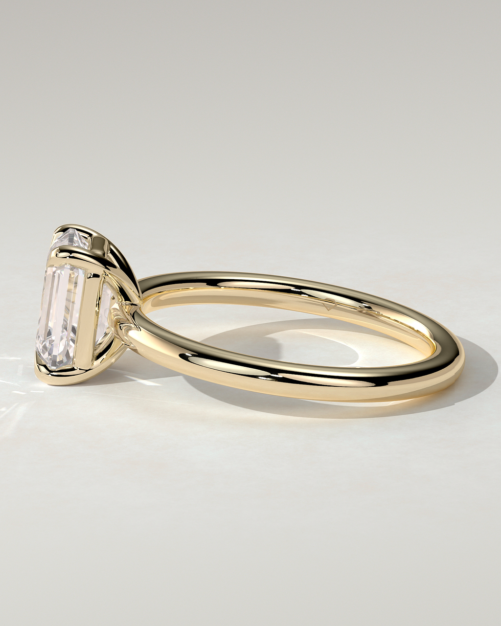 Alina Solitaire Emerald Ring