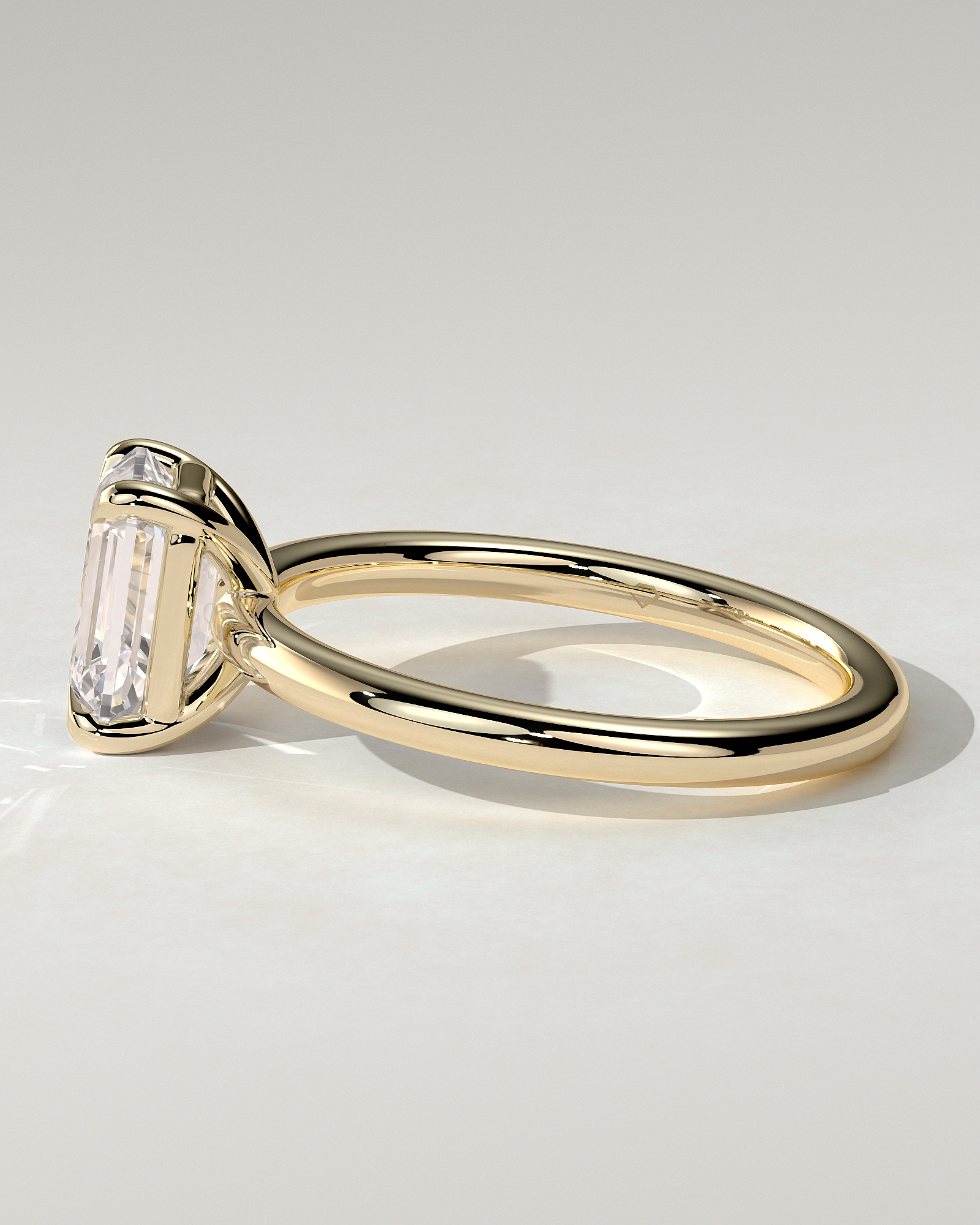 Alina Solitaire Emerald Ring