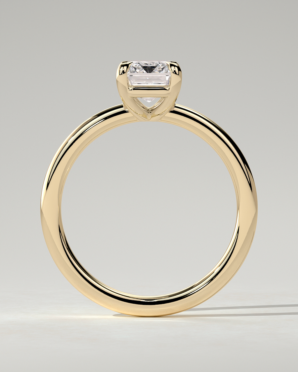 Alina Solitaire Emerald Ring