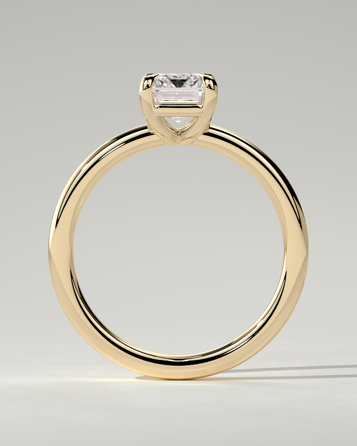Alina Solitaire Emerald Ring