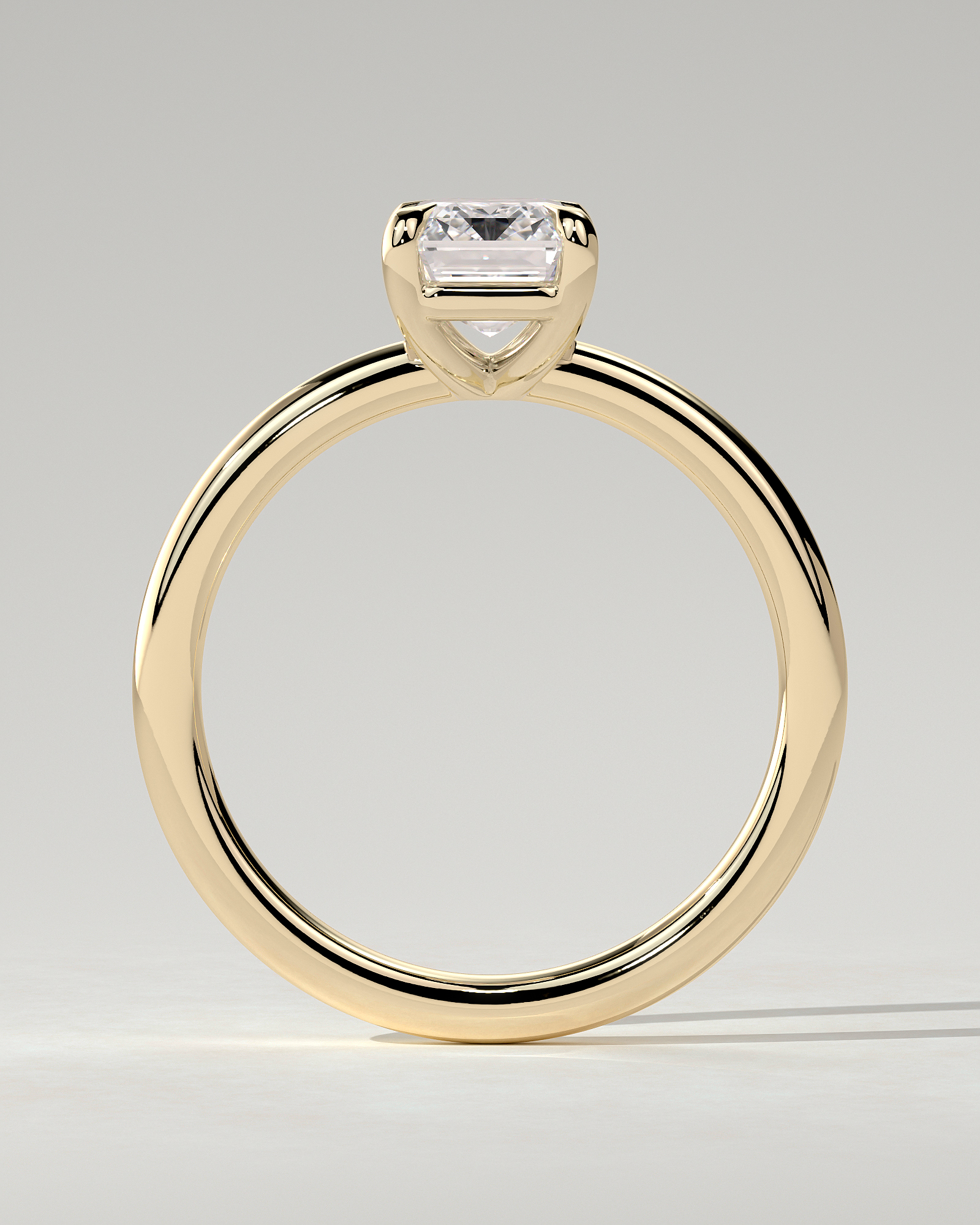 Alina Solitaire Emerald Ring