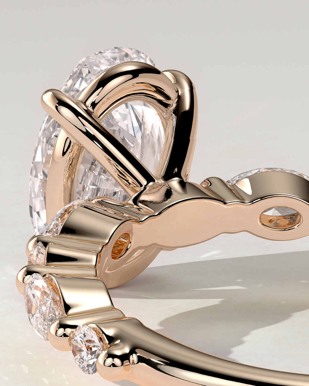 Alyssa Solitaire Oval Ring