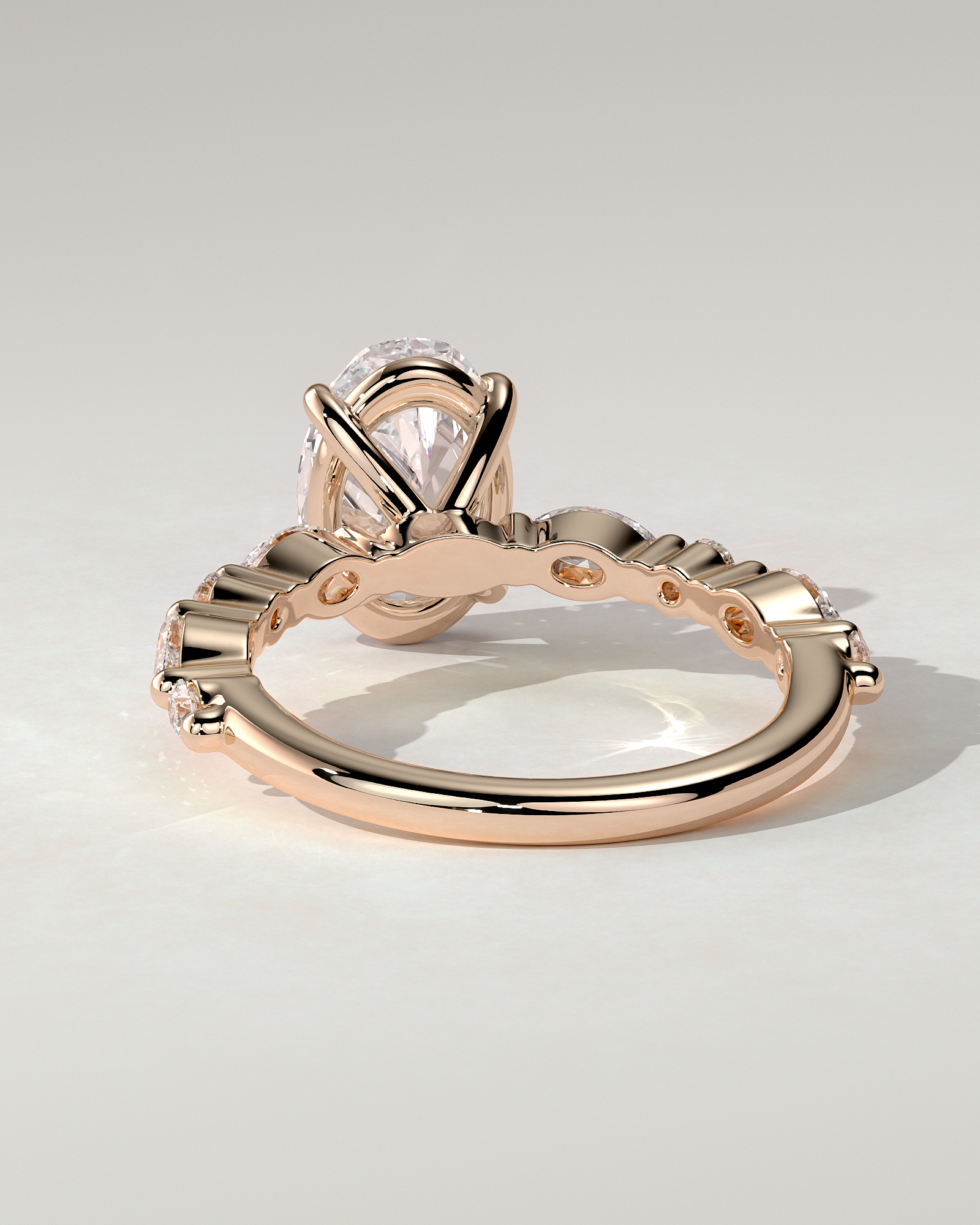 Alyssa Solitaire Oval Ring