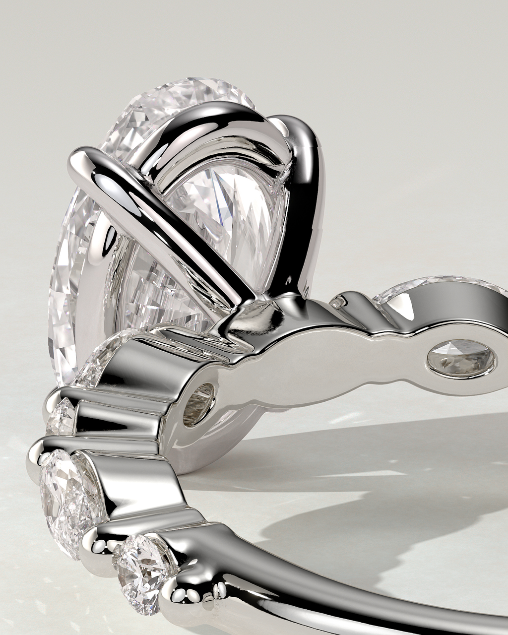 Alyssa Solitaire Oval Ring