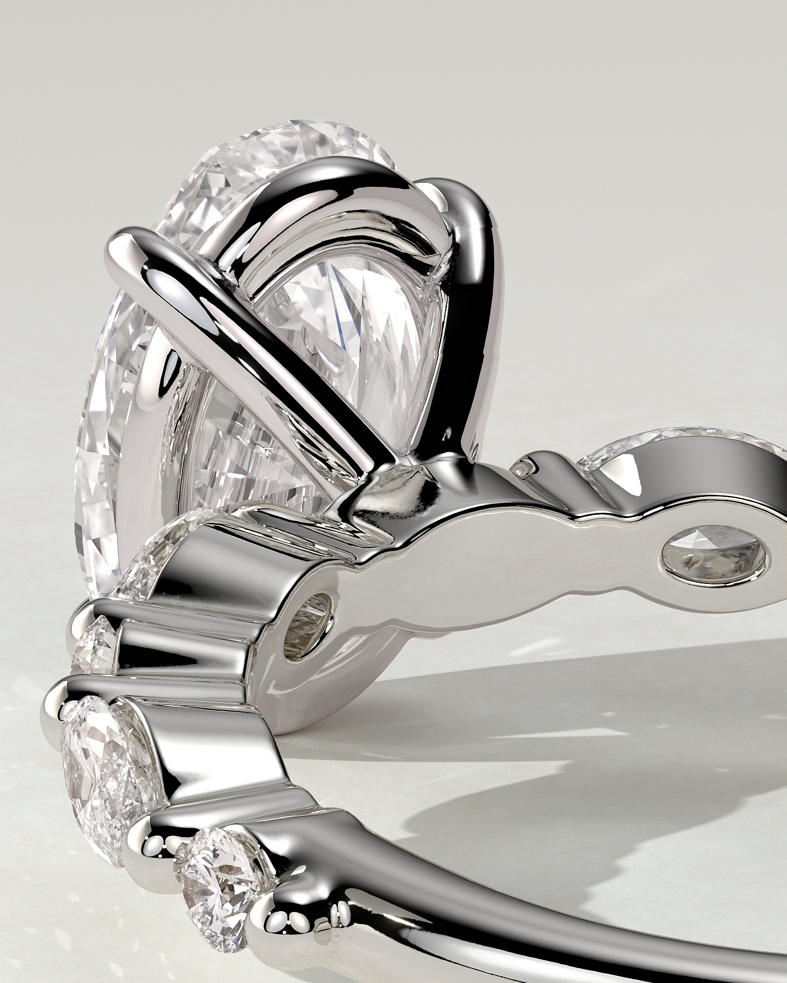 Alyssa Solitaire Oval Ring