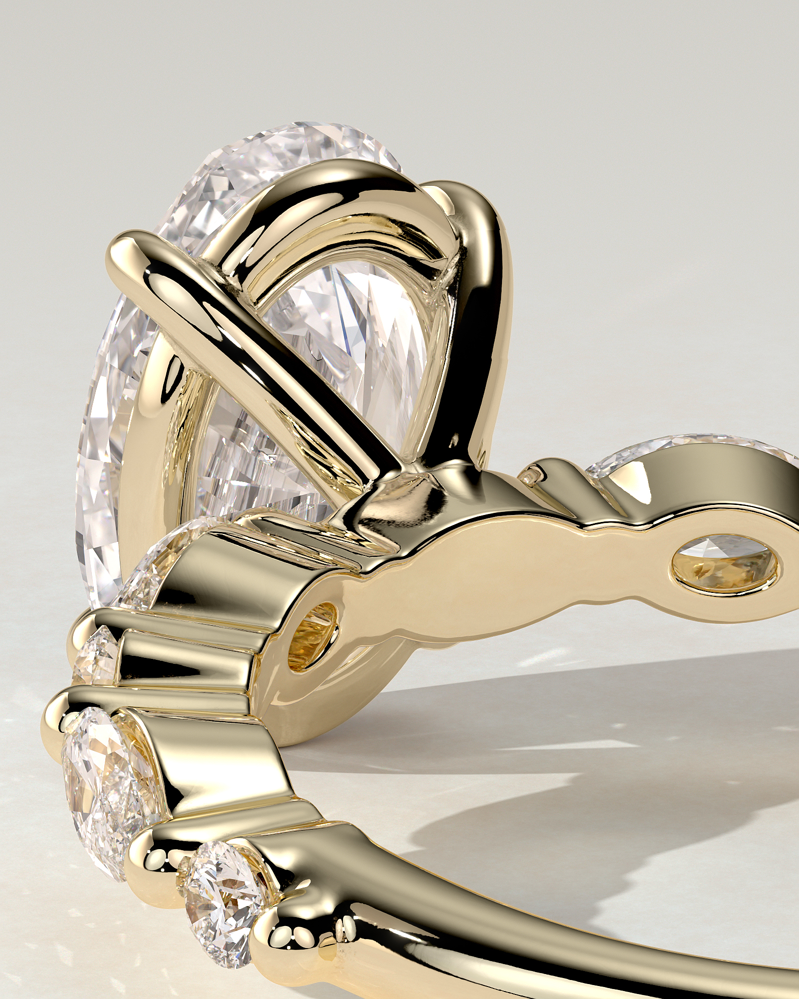 Alyssa Solitaire Oval Ring