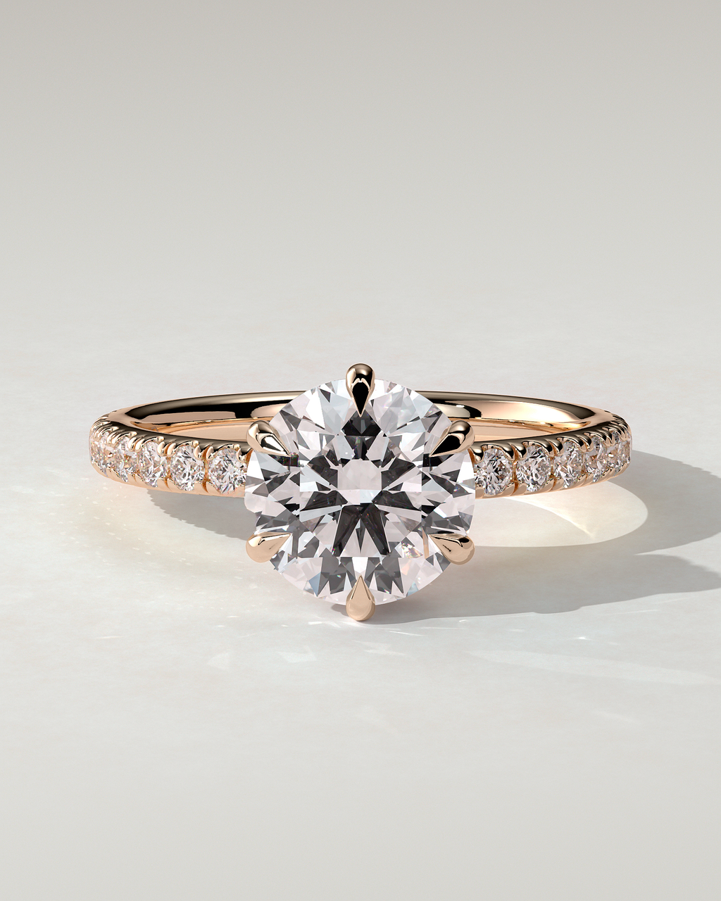 Amanda Solitaire Round Ring