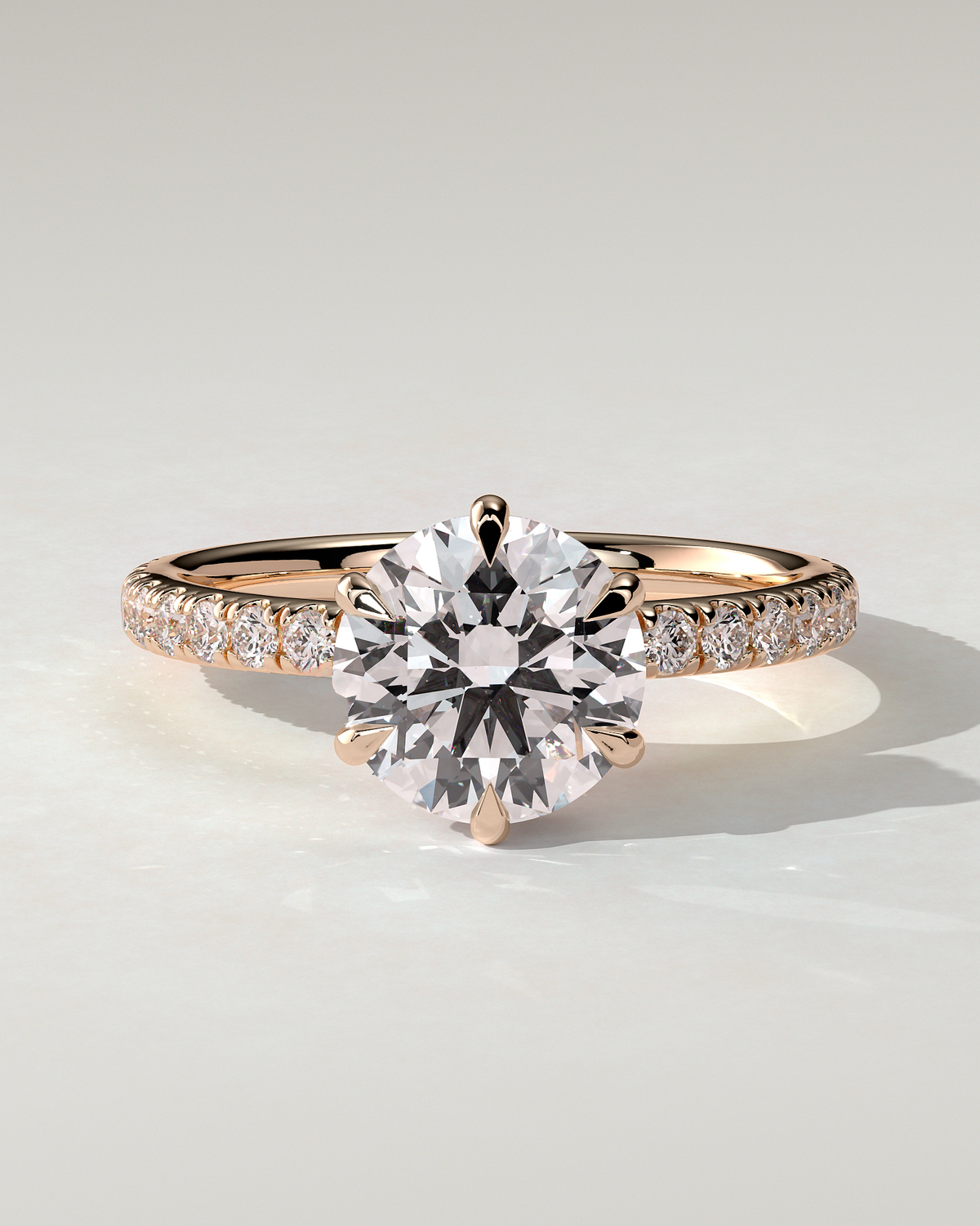 Amanda Solitaire Round Ring
