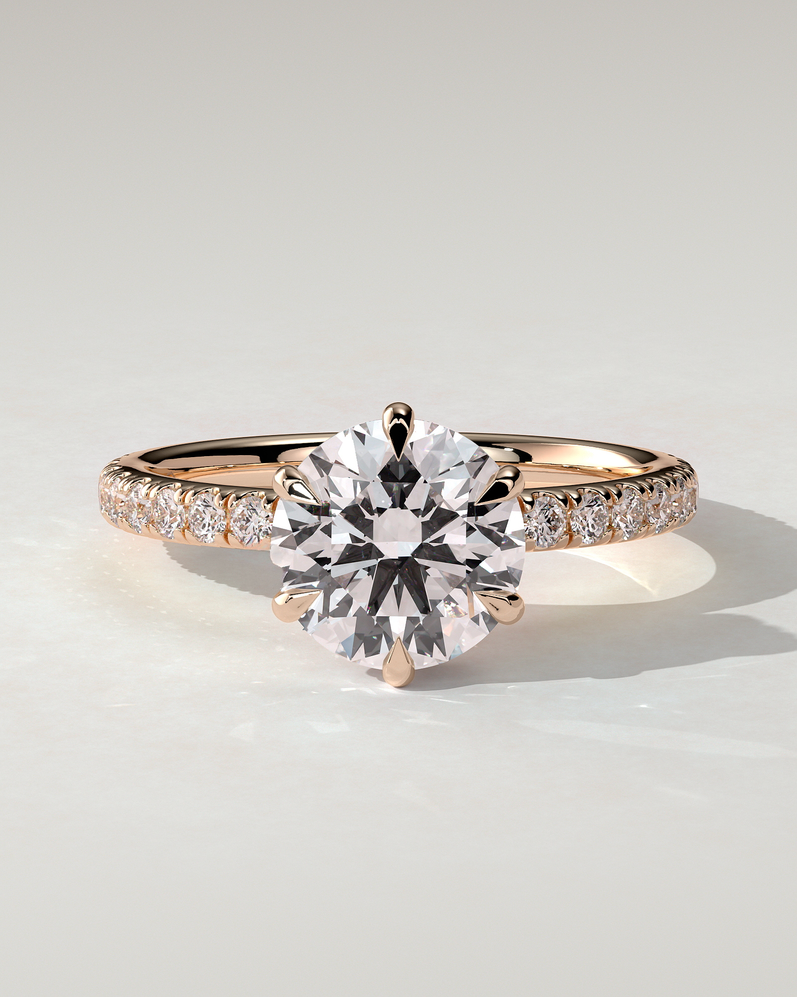 Amanda Solitaire Round Ring