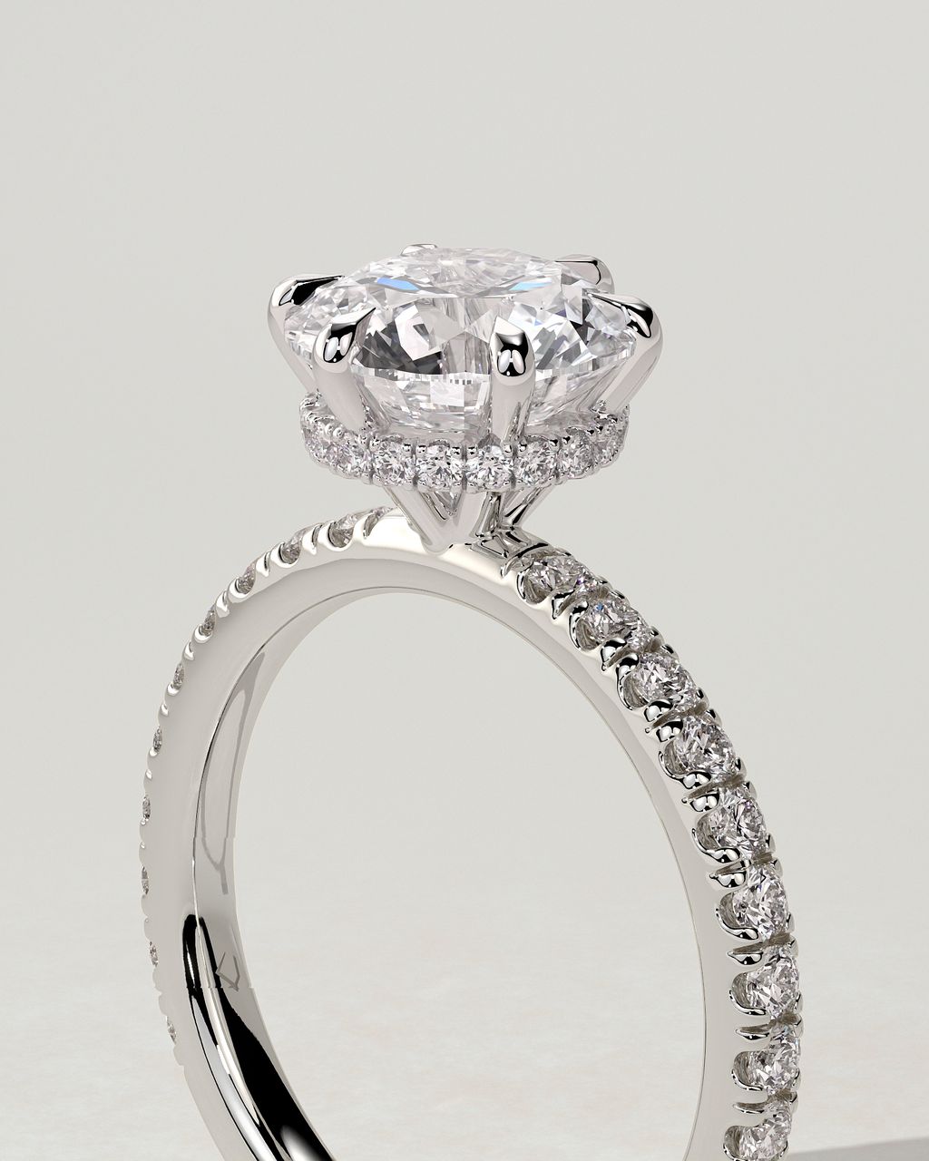 Amanda Solitaire Round Ring