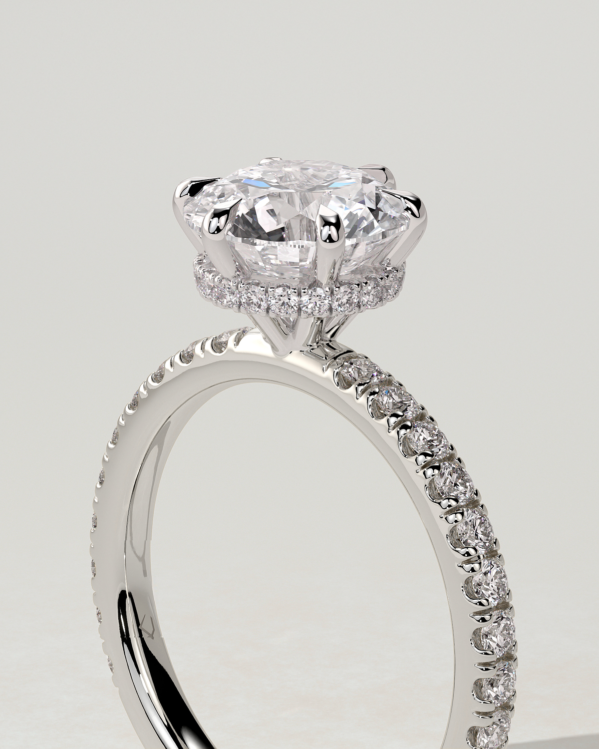 Amanda Solitaire Round Ring