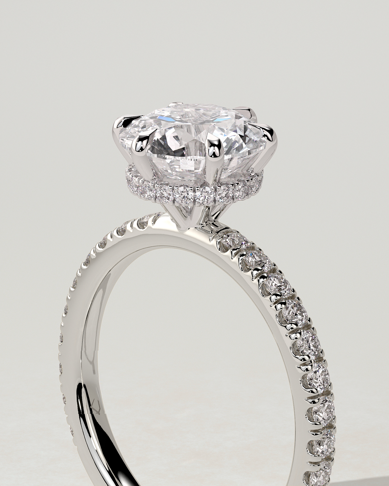 Amanda Solitaire Round Ring