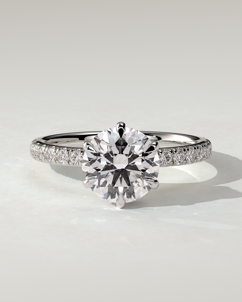 Amanda Solitaire Round Ring