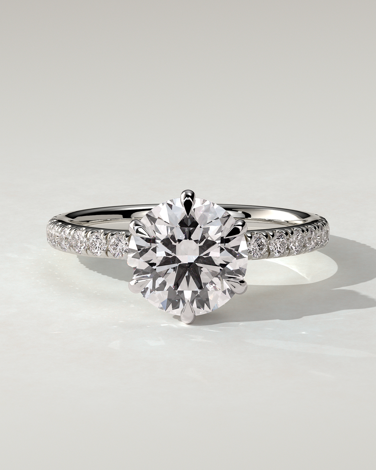 Amanda Solitaire Round Ring