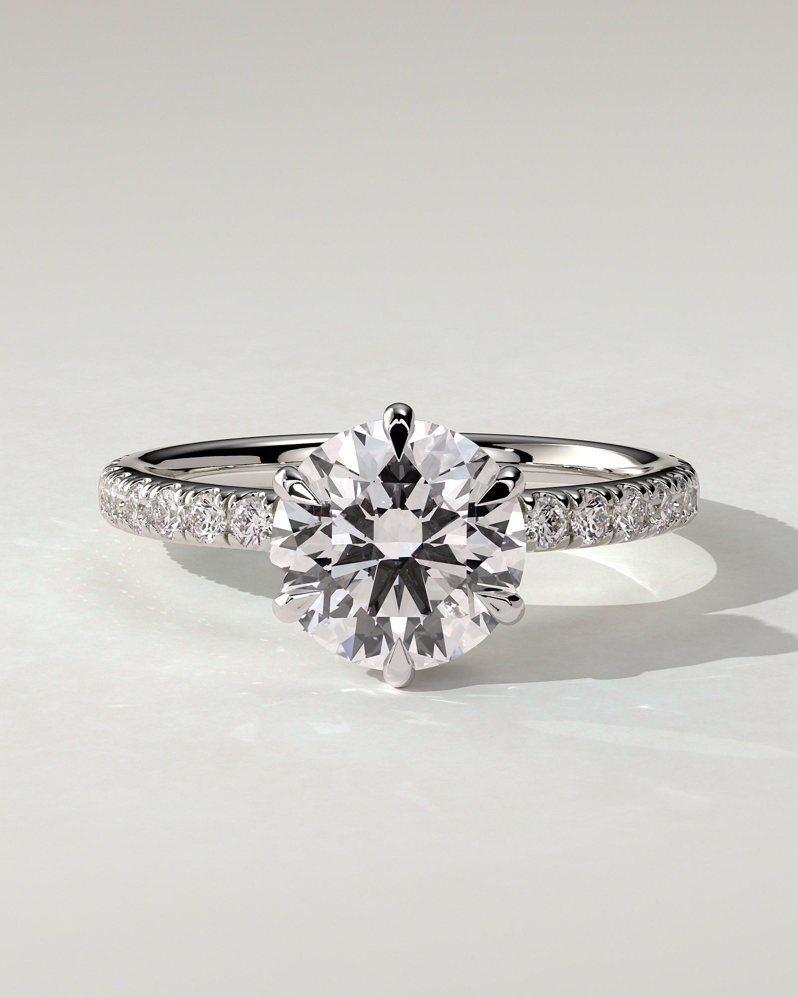 Amanda Solitaire Round Ring