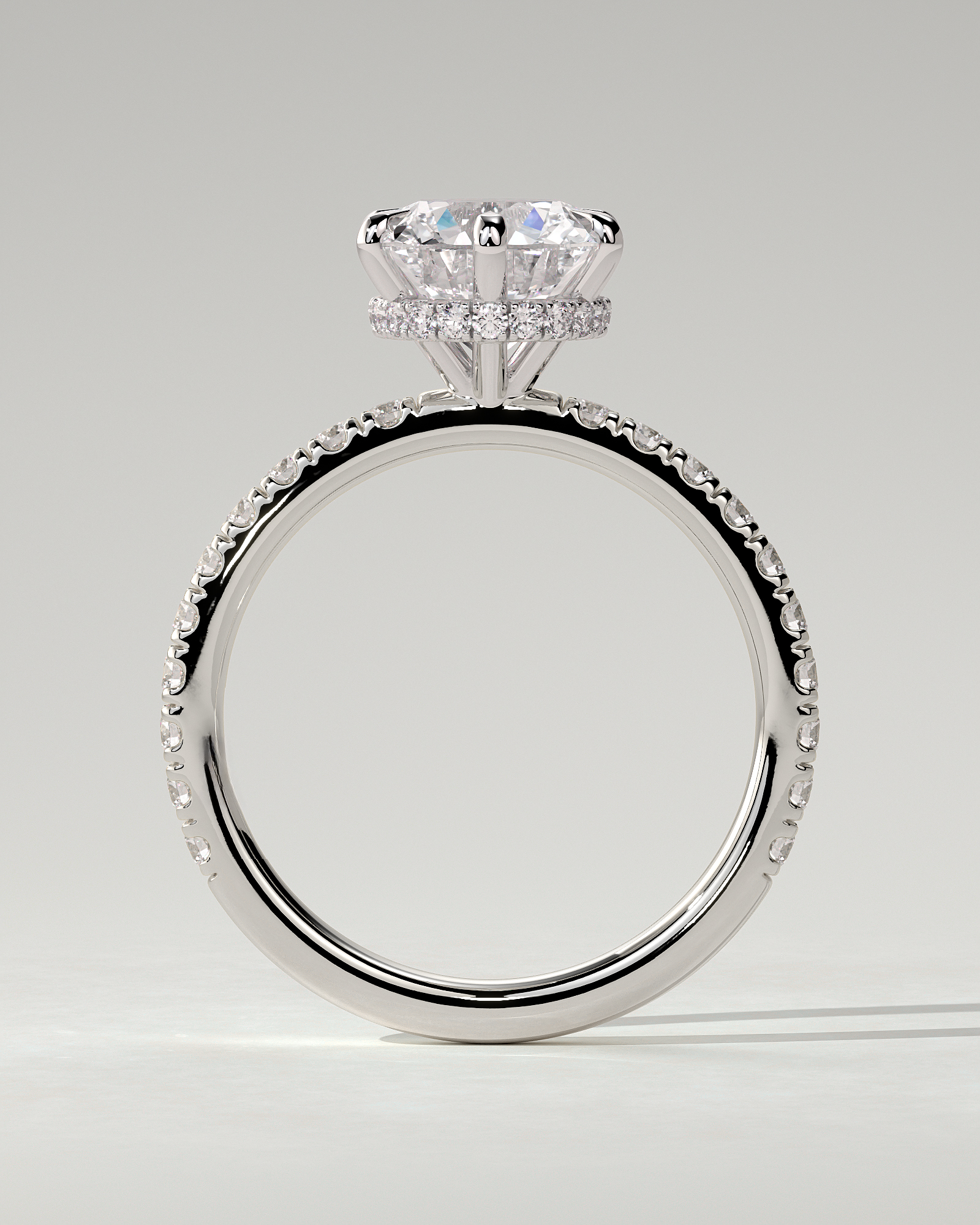 Amanda Solitaire Round Ring