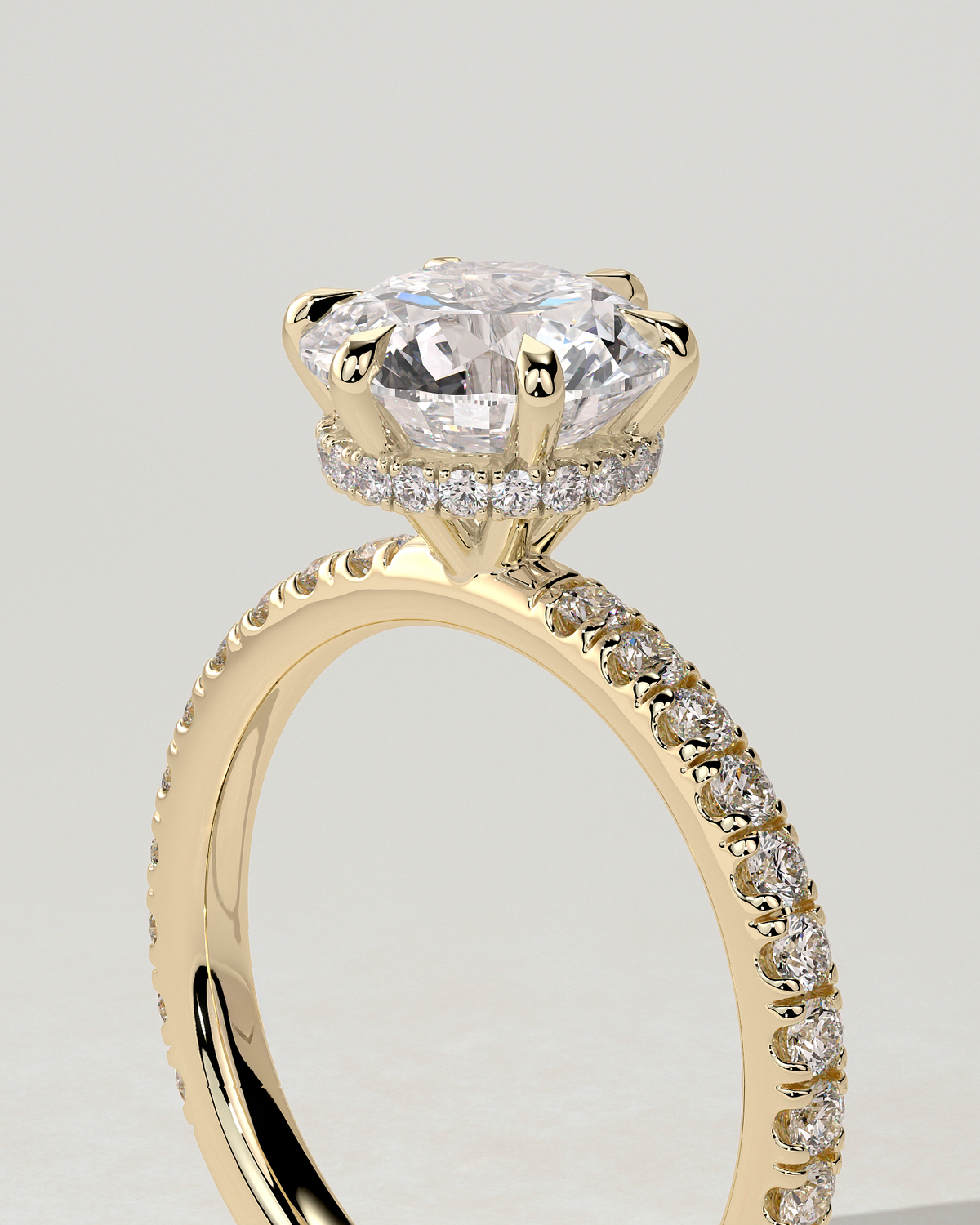 Amanda Solitaire Round Ring