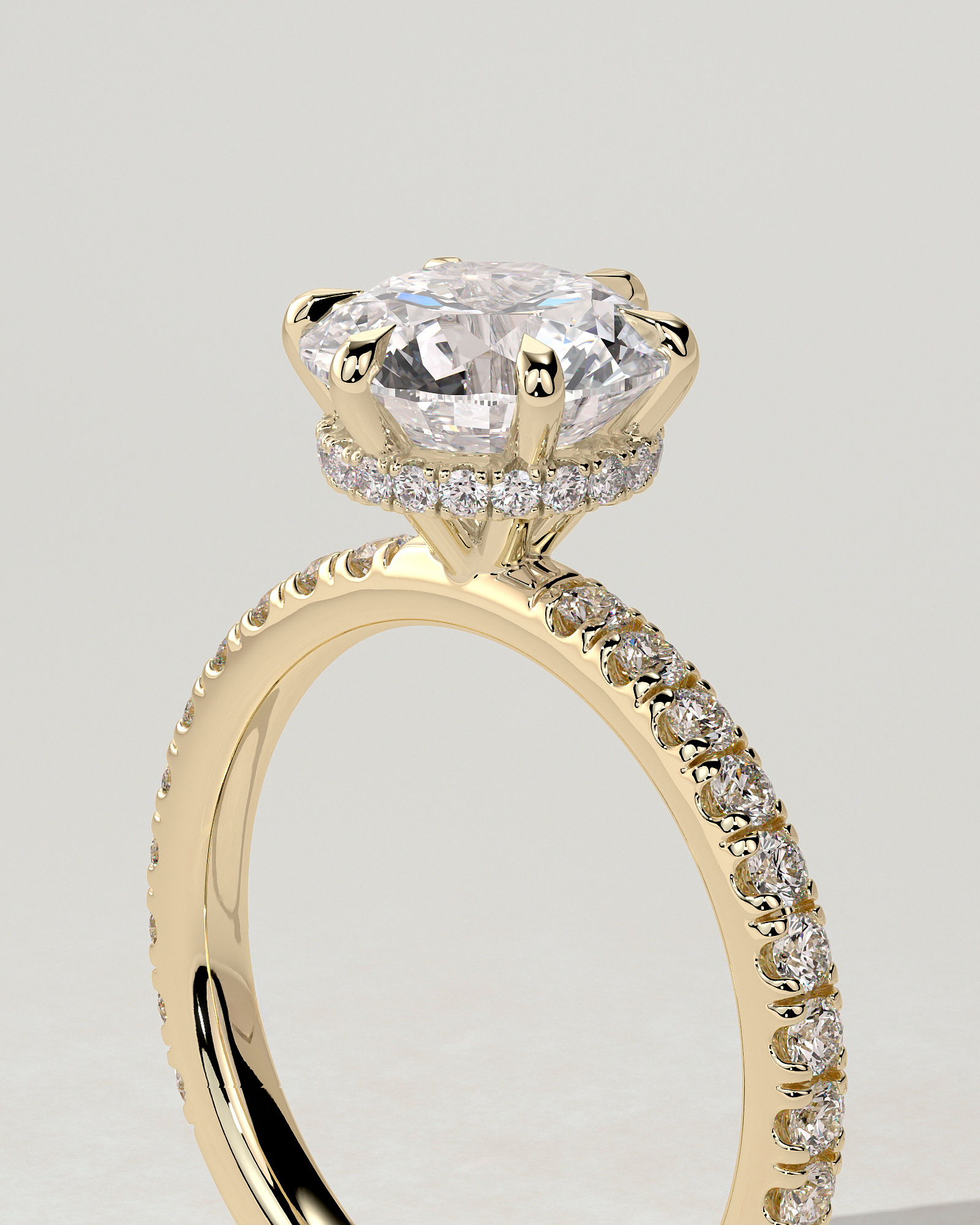Amanda Solitaire Round Ring