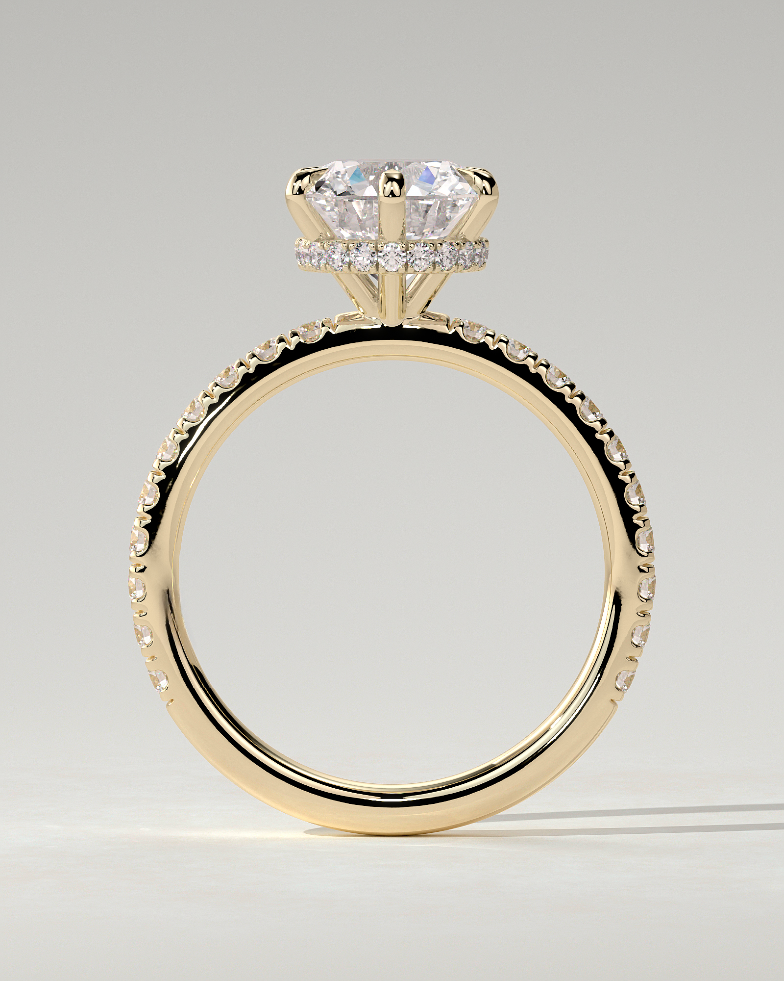 Amanda Solitaire Round Ring