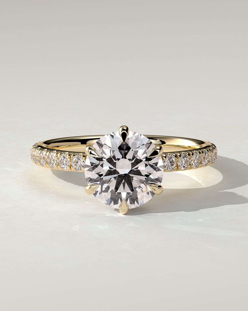 Amanda Solitaire Round Ring