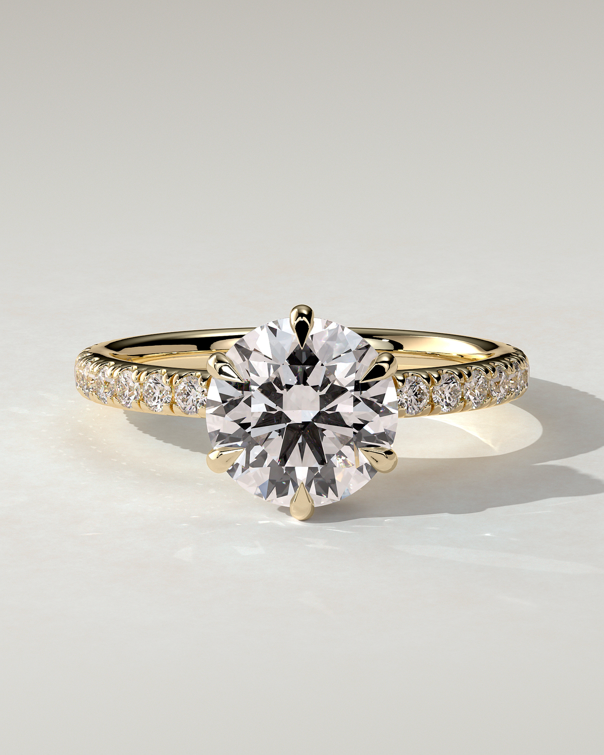 Amanda Solitaire Round Ring