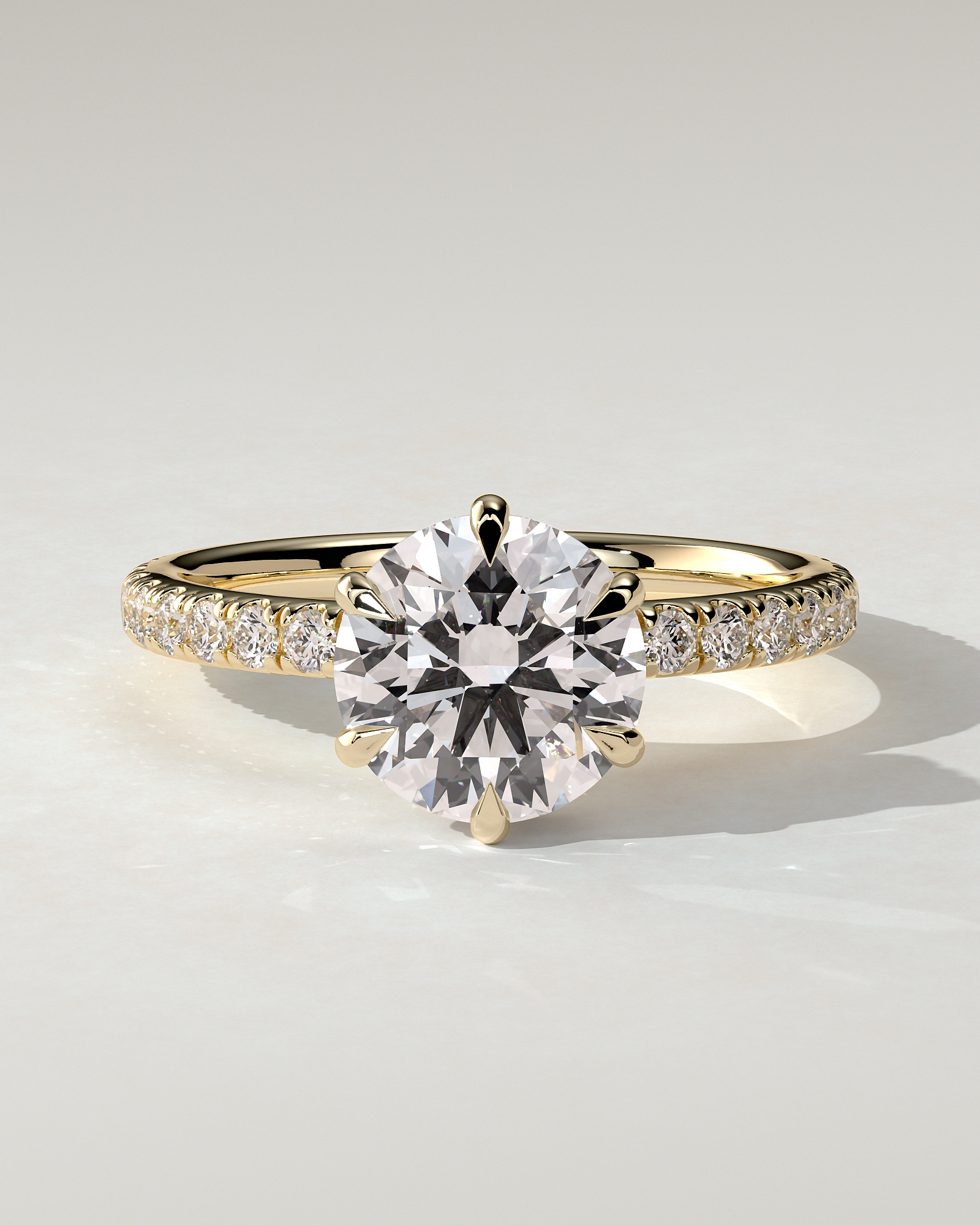 Amanda Solitaire Round Ring