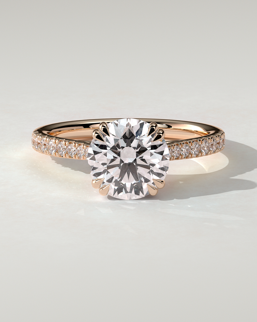 Amelia Solitaire Round Ring