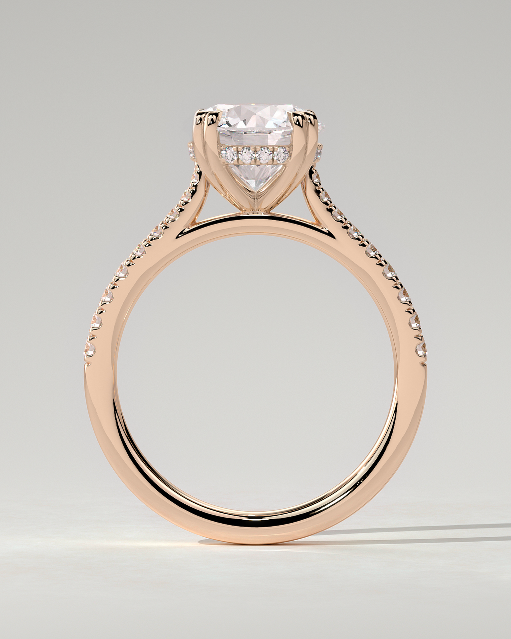 Amelia Solitaire Round Ring