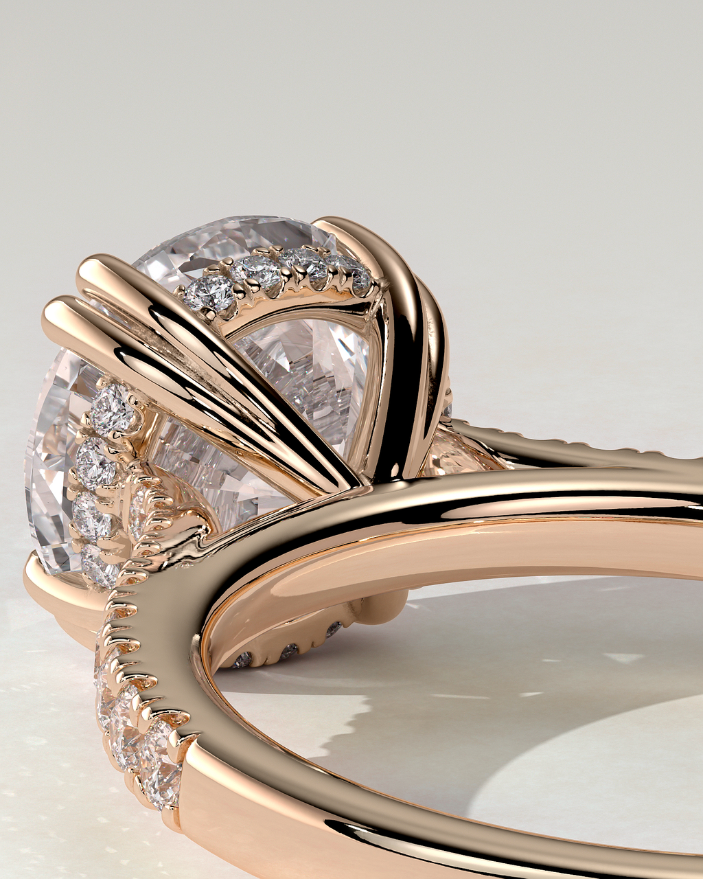Amelia Solitaire Round Ring