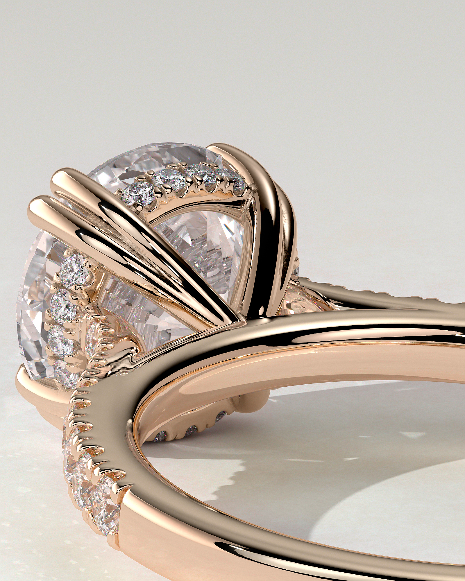 Amelia Solitaire Round Ring