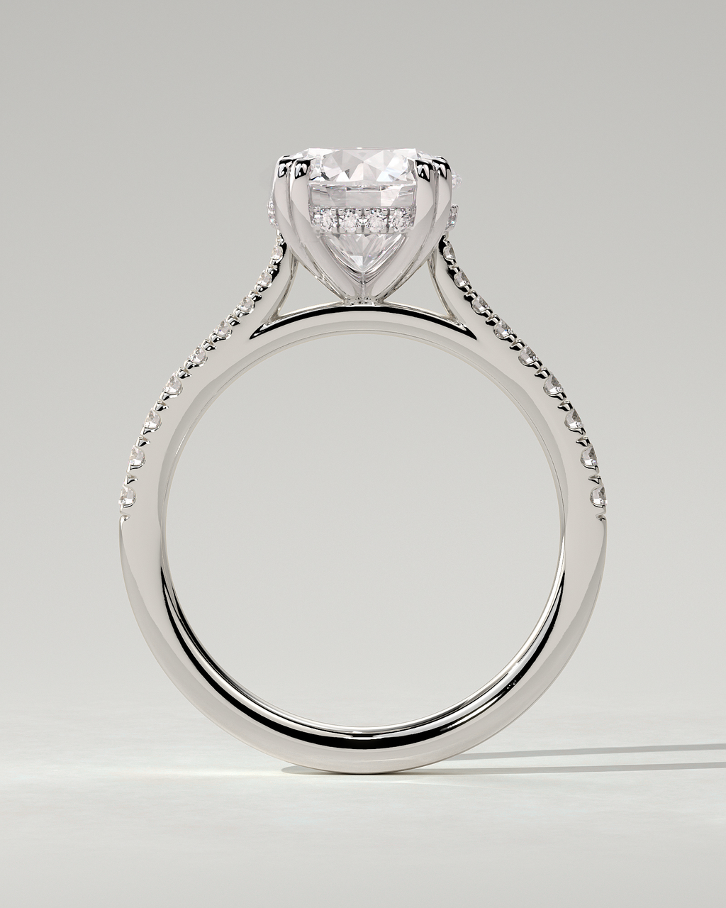 Amelia Solitaire Round Ring