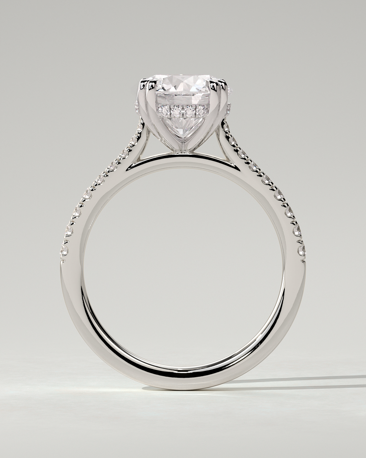 Amelia Solitaire Round Ring